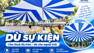 Dù Sự Kiện Là Gì? Các Loại Dù Tròn, Dù Cánh Dơi, Kích Thước & Cách Chọn 2026