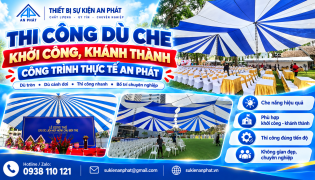 Thi Công Dù Che Khởi Công, Khánh Thành – Công Trình Thực Tế An Phát