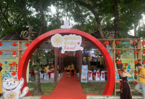 Thi Công Gian Hàng Triễn Lãm Hội CHợ Du Lịch Công ty Golden Smile Travel