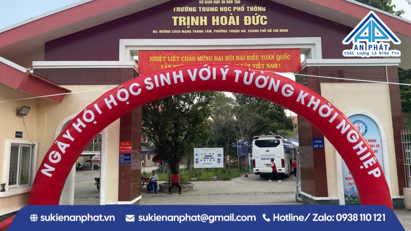 Ngày Hội Học Sinh Với Ý Tưởng Khởi Nghiệp ĐH Hồng Bàng - tổ chức tại Phường Thuận An TPHCM