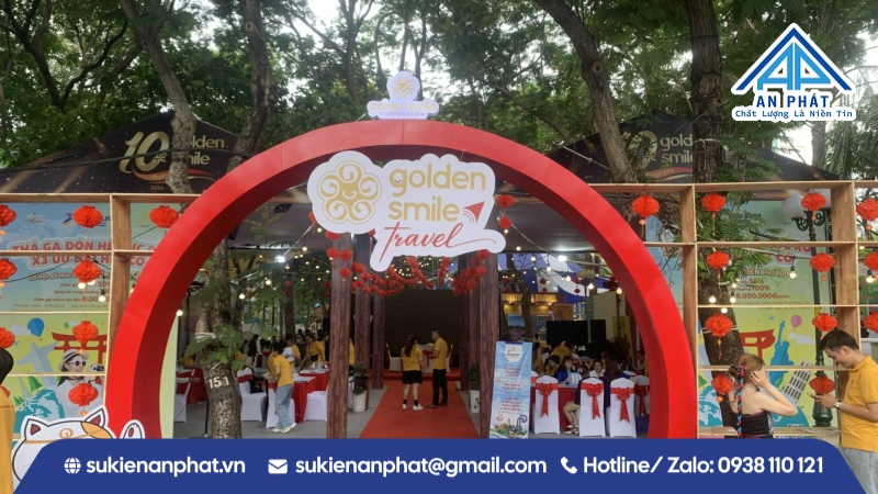 Gian Hàng Triễn Lãm Hội CHợ Du Lịch Công ty Golden Smile Travel